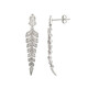 Orecchini in argento con Zircone (Adela Silber)