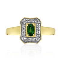 Anello in oro con Tsavorite AAA del Kenia