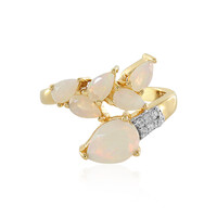 Anello in argento con Opale di Welo