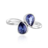 Anello in platino con Tanzanite AAA (KM by Juwelo)