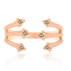 Anello in oro con Diamante Rose de France SI1 di Argyle