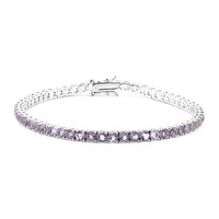 Bracciale in argento con Ametista Boliviana