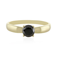 Anello in oro con Diamante Nero