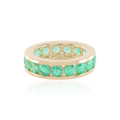 Anello in oro con Smeraldo Colombiano