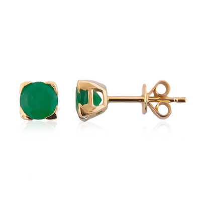 Orecchini in oro con Smeraldo Zambia (CIRARI)