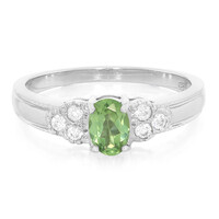 Anello in argento con Apatite Russa