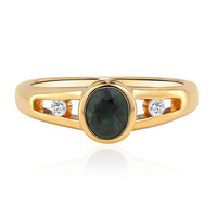 Anello in oro con Zaffiro Petrolio del Queensland (Mark Tremonti)