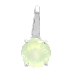 Ciondolo in argento con Prehnite