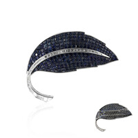 Spilla in oro con Zaffiro Blu (Estée Collection)