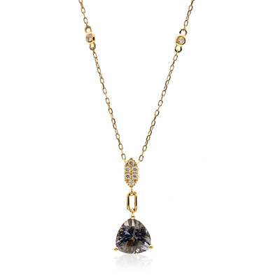 Collana in oro con Tanzanite (non riscaldata) (CIRARI)