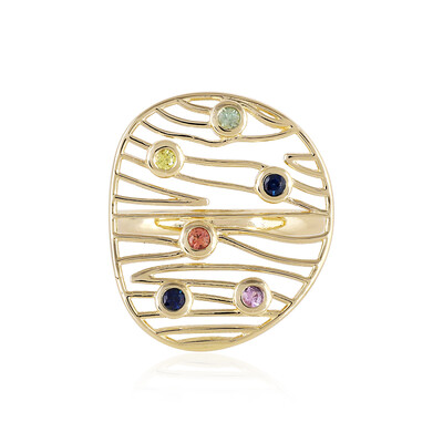Anello in oro con Zaffiro Arancione (Ornaments by de Melo)