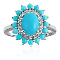 Anello in argento con Turchese Sleeping Beauty
