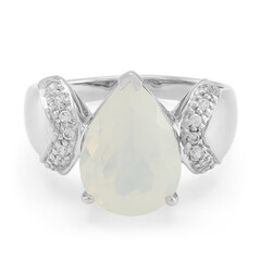 Anello in argento con Quarzo Blue Moon