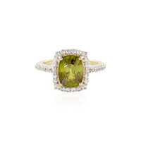 Anello in oro con Sfene