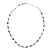 Collana in oro con Smeraldo Zambia AAA (CIRARI)