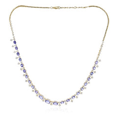 Collana in oro con Tanzanite AAA (CIRARI)