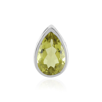 Ciondolo in argento con Quarzo Ouro Verde