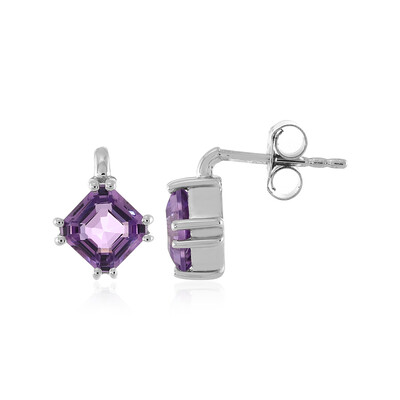 Orecchini in argento con Ametista Rose de France