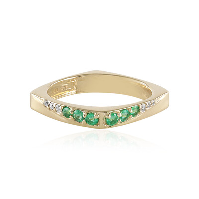 Anello in oro con Smeraldo Russo (de Melo)