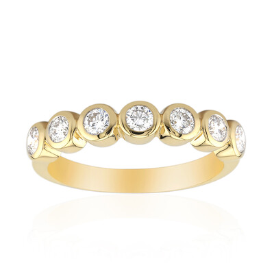 Anello in oro con Diamante VVS1 (G) (Annette)