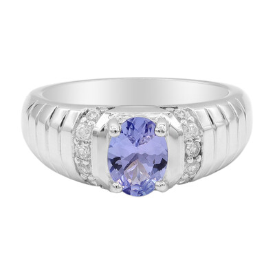 Anello in argento con Tanzanite
