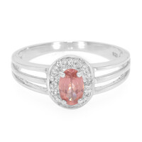Anello in argento con Granato Malaya