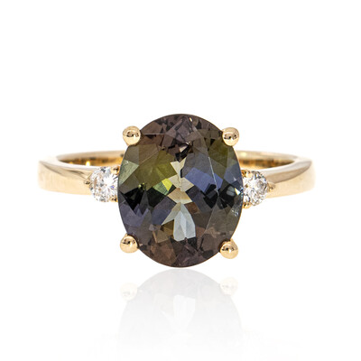 Anello in oro con Tanzanite (non riscaldata) (CIRARI)
