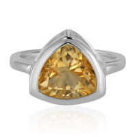 Anello in argento con Citrino