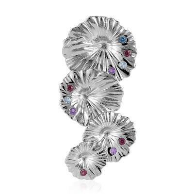 Ciondolo in argento con Rodolite (MONOSONO COLLECTION)