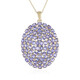 Collana in argento con Tanzanite