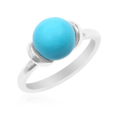 Anello in argento con Turchese Sleeping Beauty (Anne Bever)