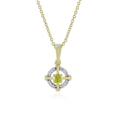 Collana in oro con Diamante Giallo I4