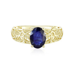 Anello in oro con Zaffiro Blu del Madagascar (Ornaments by de Melo)