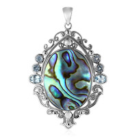 Ciondolo in argento con Conchiglia Abalone (Art of Nature)