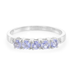 Anello in argento con Iolite del Madagascar