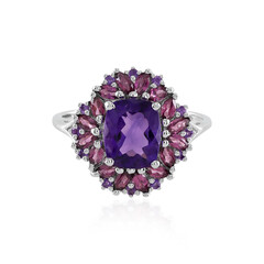 Anello in argento con Ametista