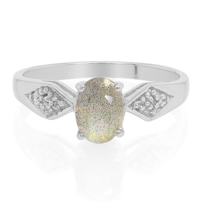 Anello in argento con Labradorite