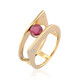 Anello in argento con Rubino del Madagascar (de Melo)