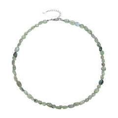 Collana in argento con Cianite Verde