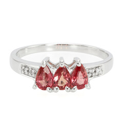 Anello in argento con Rubino Tramonto