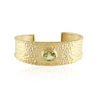 Bracciale in ottone con Quarzo Limone (Juwelo Style)