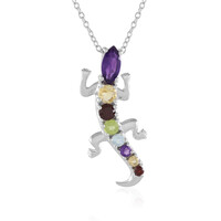 Collana in argento con Ametista Zambiana