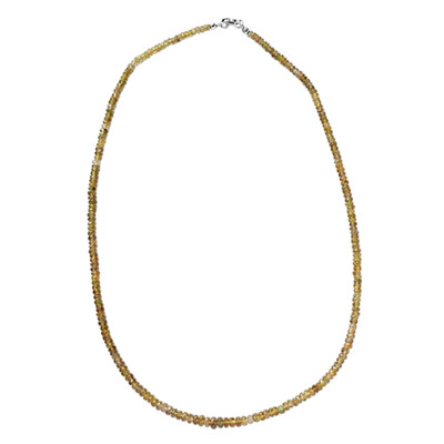 Collana in argento con Granato Cangiante
