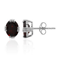 Orecchini in argento con Granato