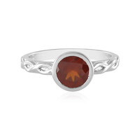 Anello in argento con Granato Essonite