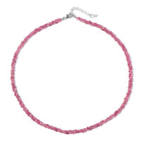 Collana in argento con Tormalina Rosa