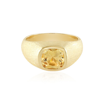 Anello in argento con Citrino