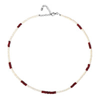 Collana in argento con Rubino