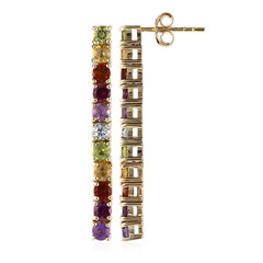 Orecchini in argento con Peridoto della Birmania