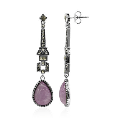 Orecchini in argento con Kunzite (Annette classic)